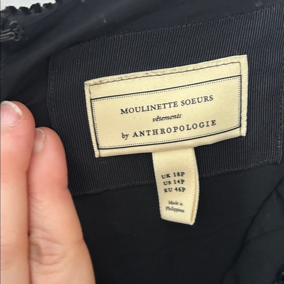 Anthropologie Black Dressy Jumpsuit - Picture 4 of 5